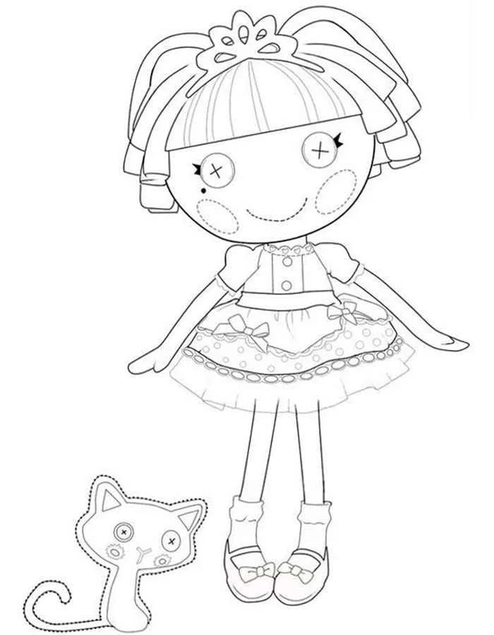Çocuklar İçin Lalaloopsy Boyama Sayfaları 