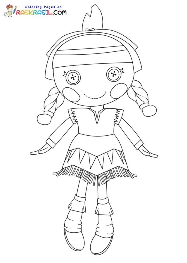 Çocuklar İçin Lalaloopsy Boyama Sayfaları 
