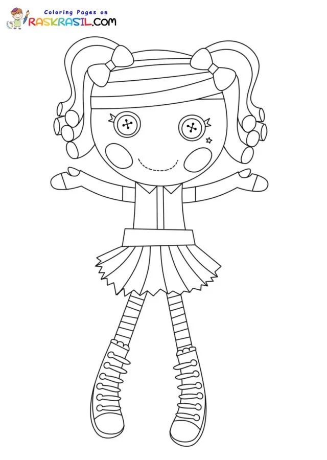 Çocuklar İçin Lalaloopsy Boyama Sayfaları 
