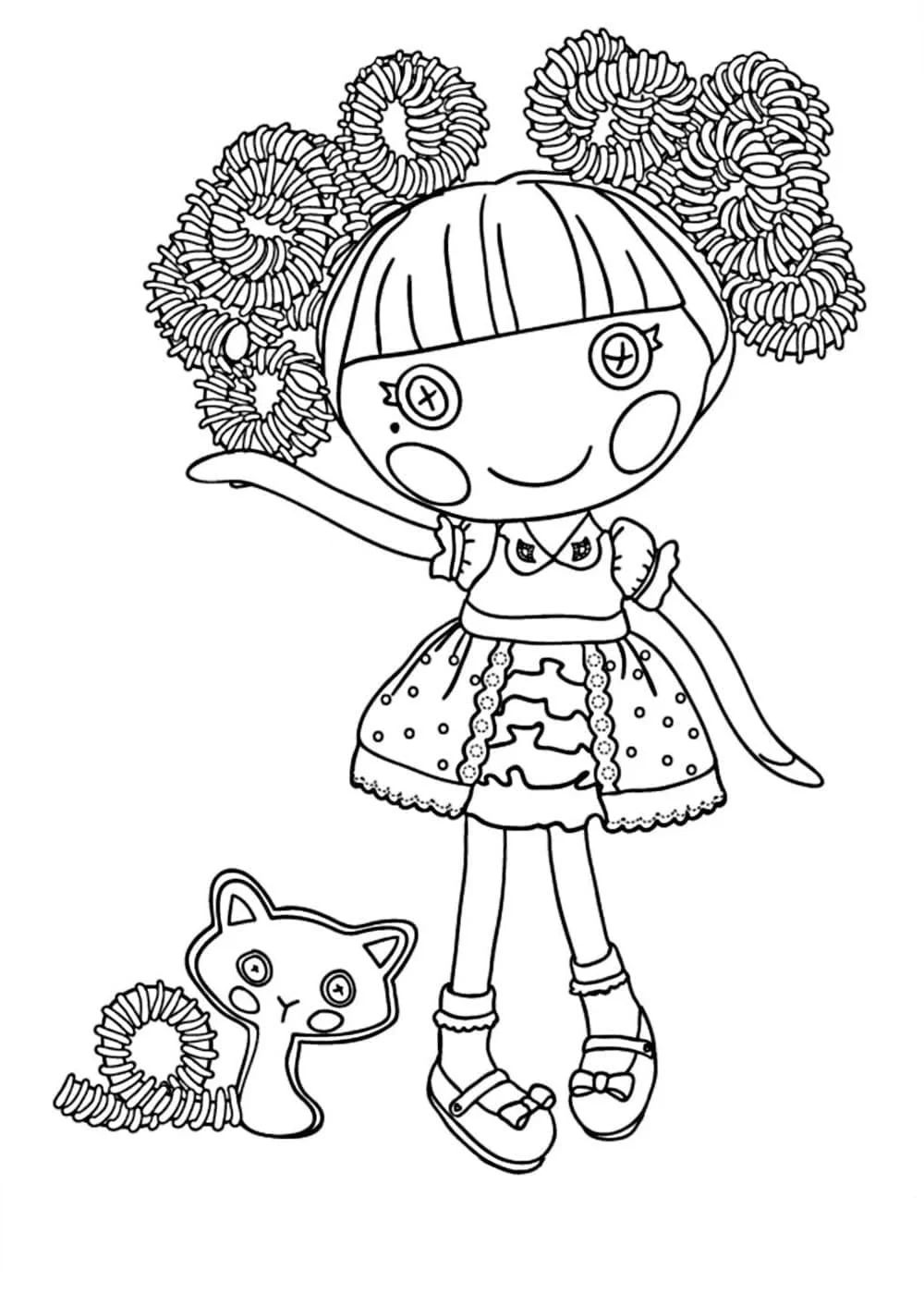 Çocuklar İçin Lalaloopsy Boyama Sayfaları 