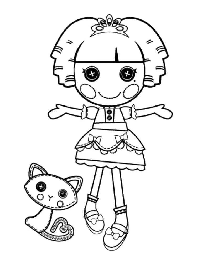 Çocuklar İçin Lalaloopsy Boyama Sayfaları 