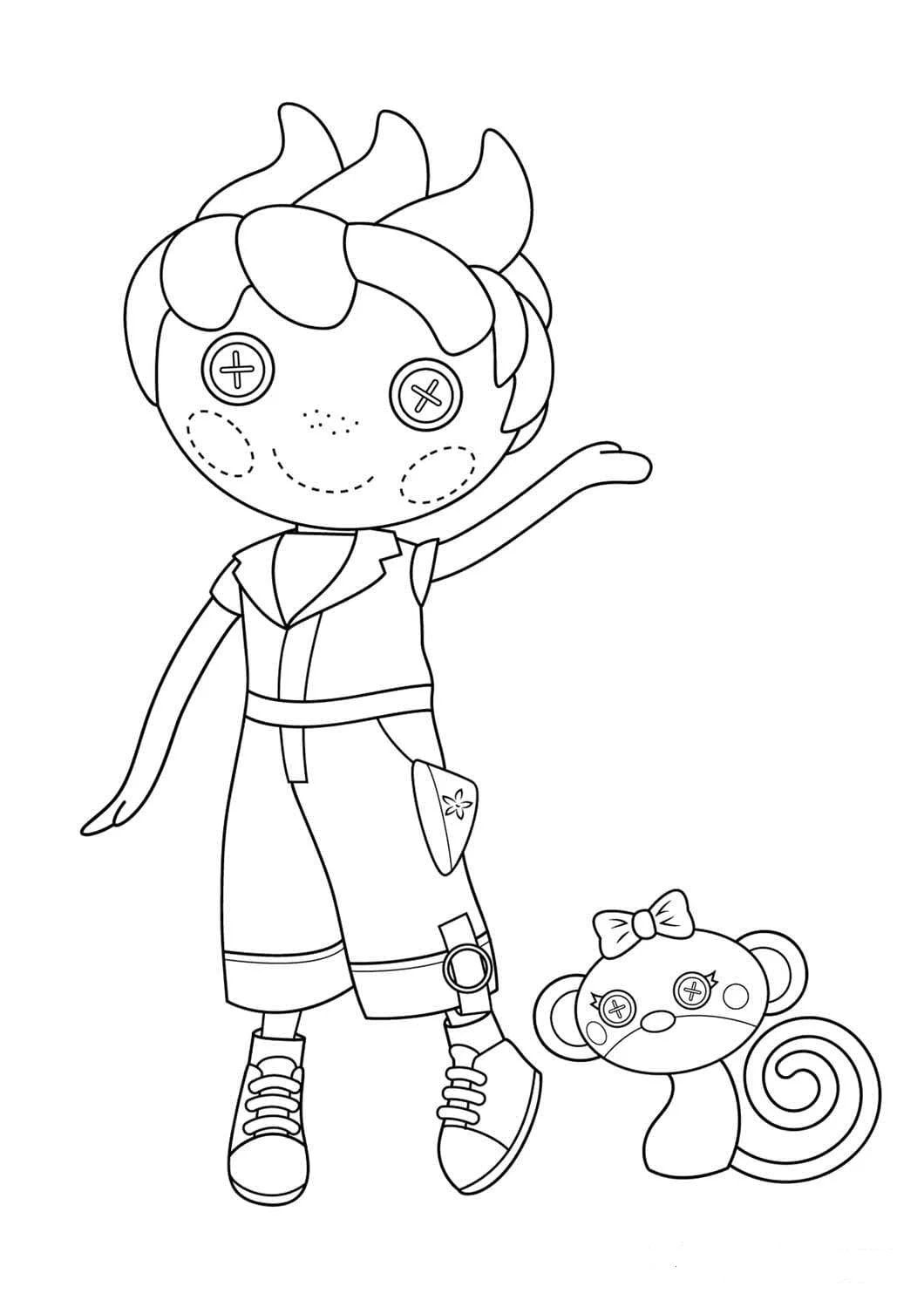 Çocuklar İçin Lalaloopsy Boyama Sayfaları 