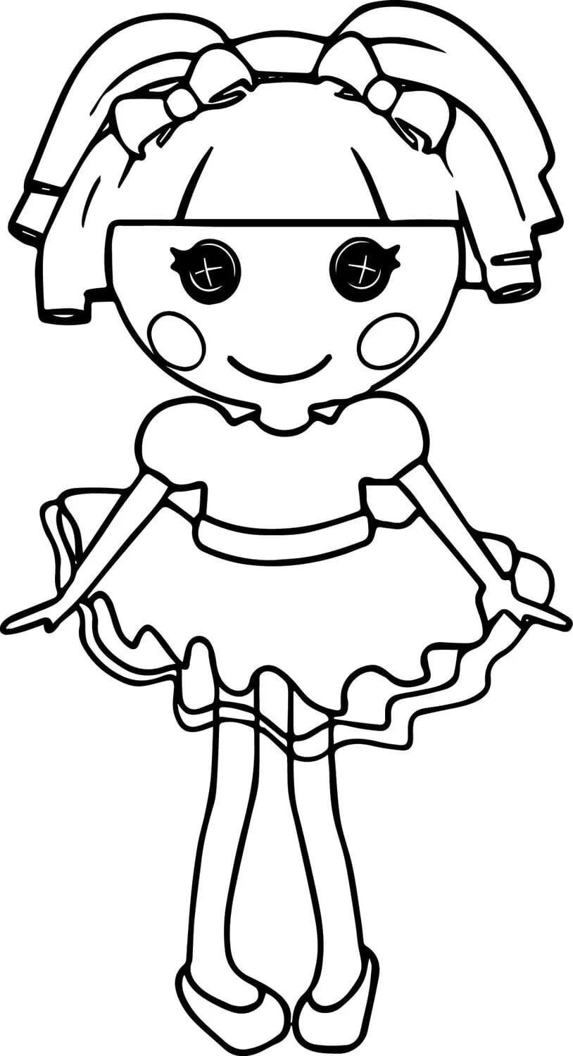Çocuklar İçin Lalaloopsy Boyama Sayfaları 