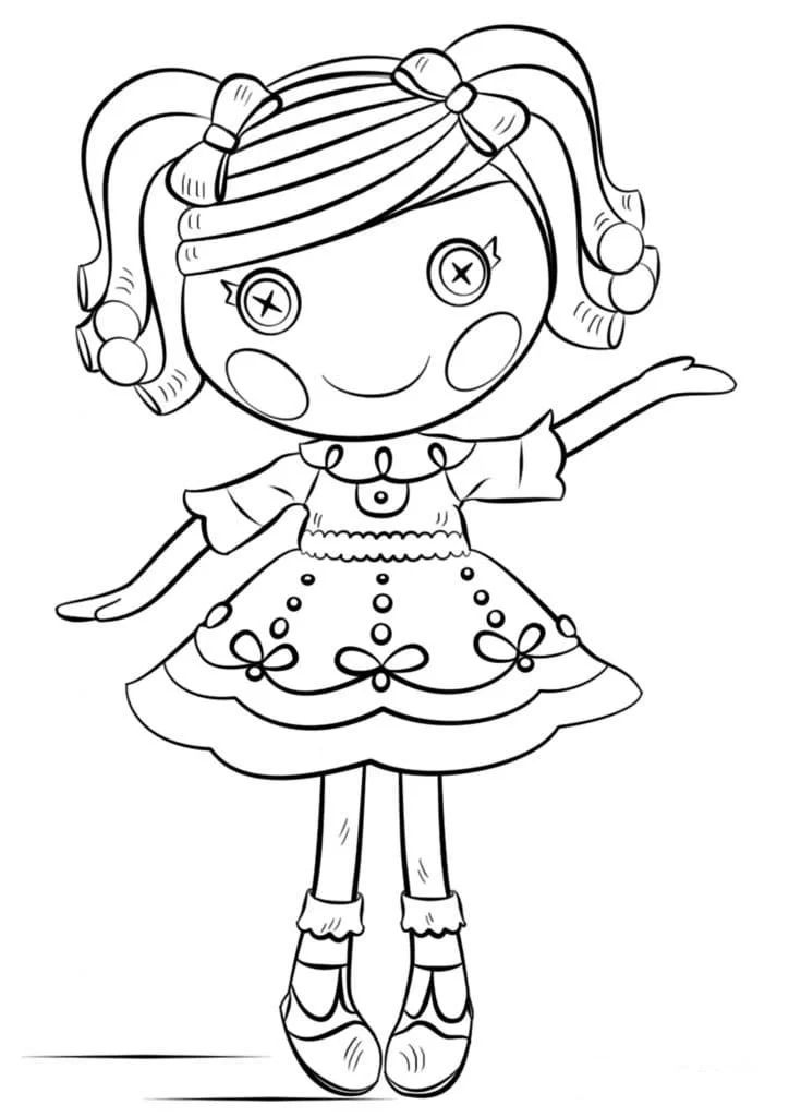 Çocuklar İçin Lalaloopsy Boyama Sayfaları 