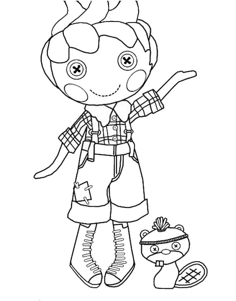 Çocuklar İçin Lalaloopsy Boyama Sayfaları 