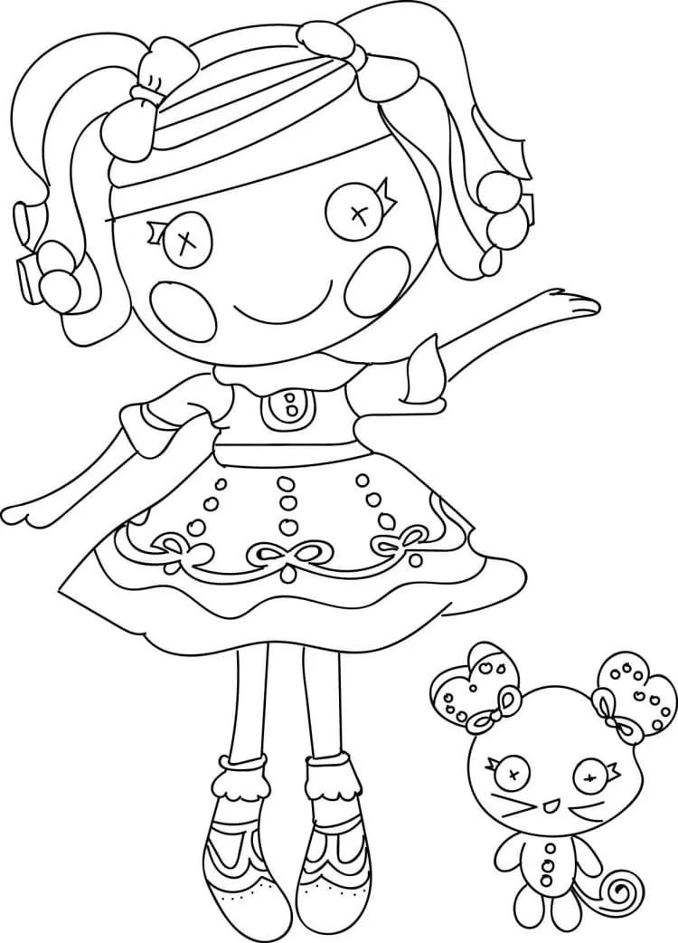 Çocuklar İçin Lalaloopsy Boyama Sayfaları 