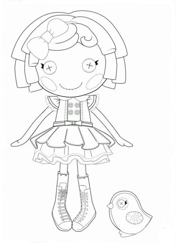 Çocuklar İçin Lalaloopsy Boyama Sayfaları 