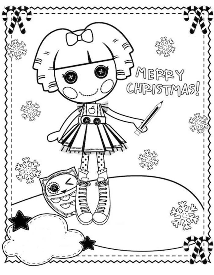 Çocuklar İçin Lalaloopsy Boyama Sayfaları 