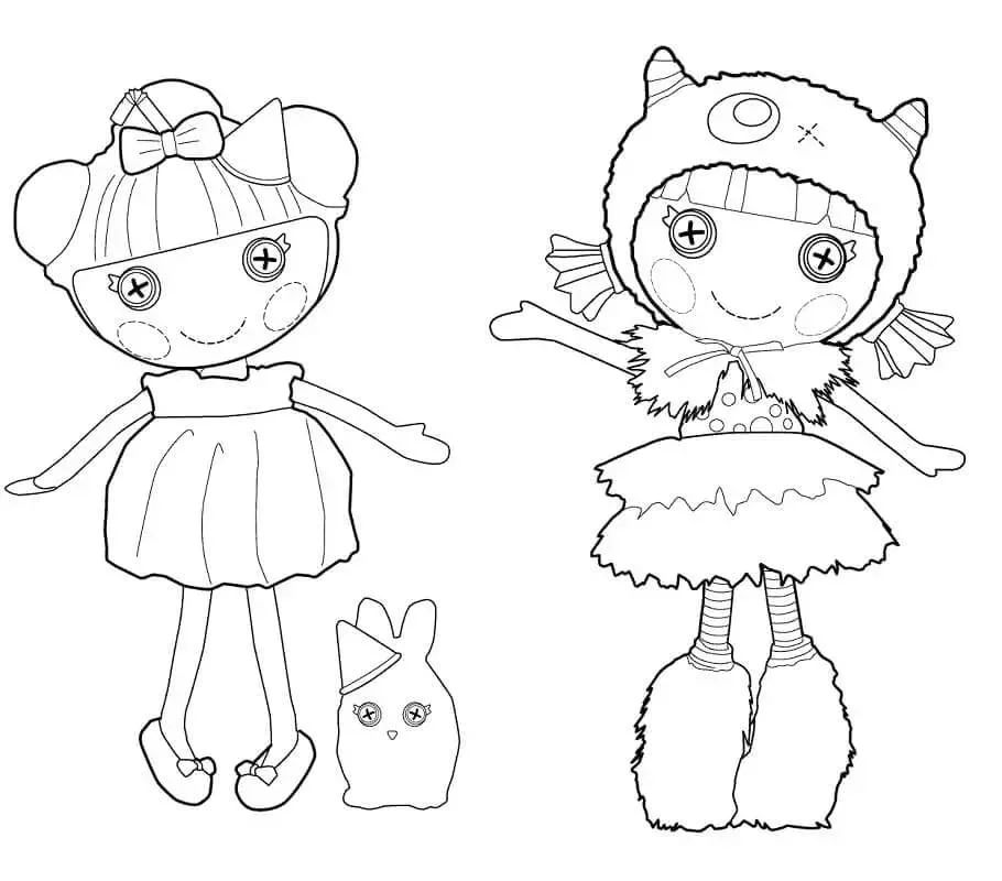 Çocuklar İçin Lalaloopsy Boyama Sayfaları 