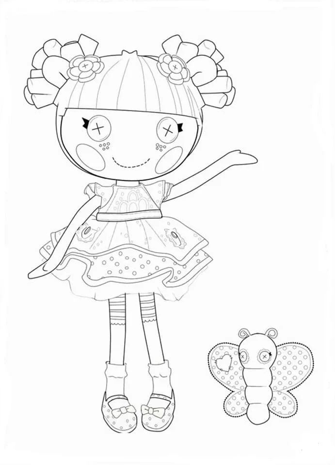 Çocuklar İçin Lalaloopsy Boyama Sayfaları 
