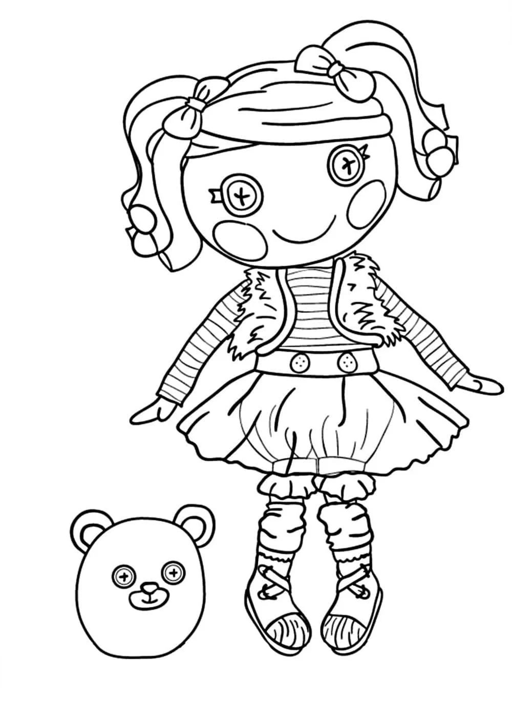 Çocuklar İçin Lalaloopsy Boyama Sayfaları 