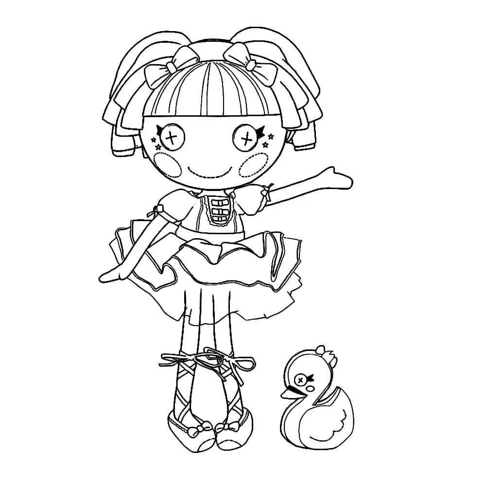 Çocuklar İçin Lalaloopsy Boyama Sayfaları 