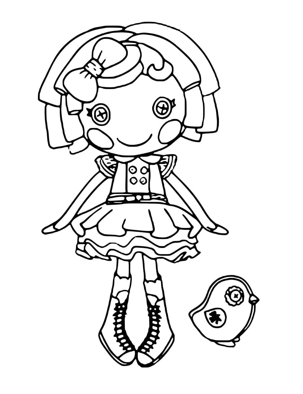 Çocuklar İçin Lalaloopsy Boyama Sayfaları 