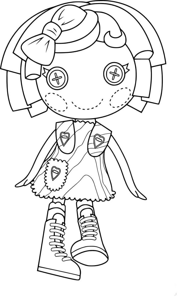Çocuklar İçin Lalaloopsy Boyama Sayfaları 