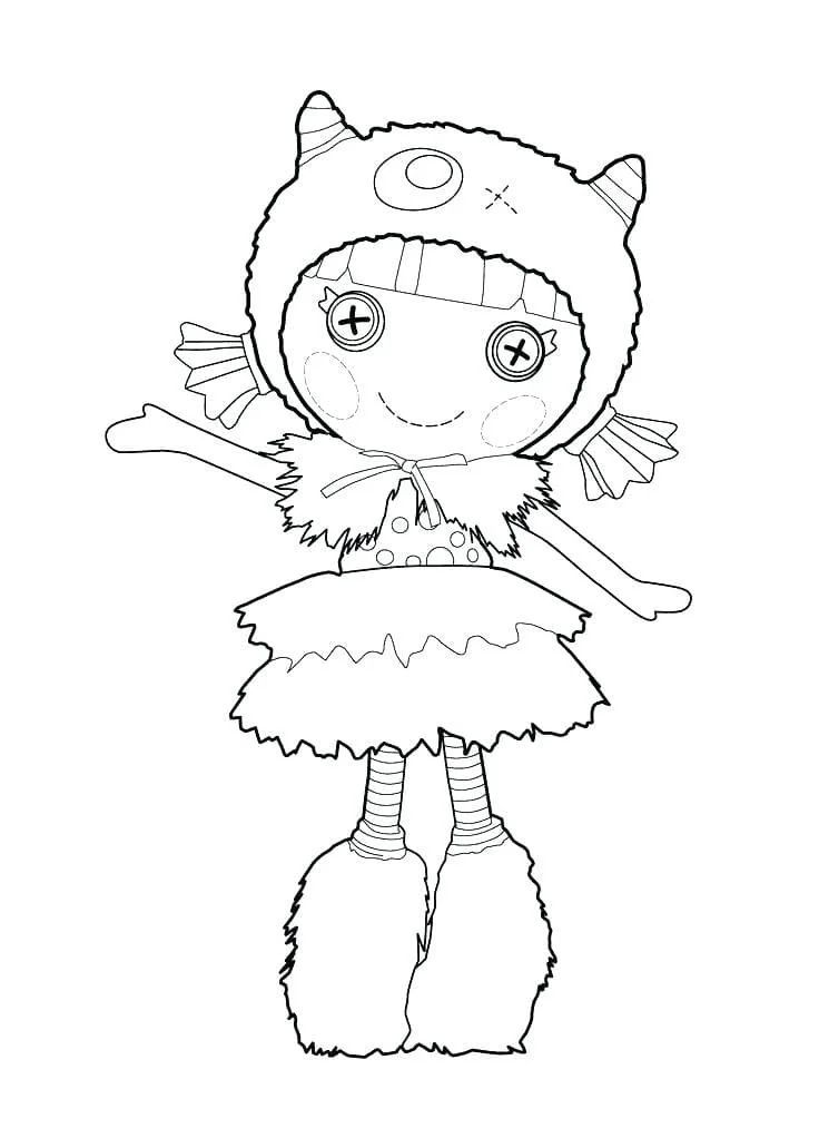 Çocuklar İçin Lalaloopsy Boyama Sayfaları 