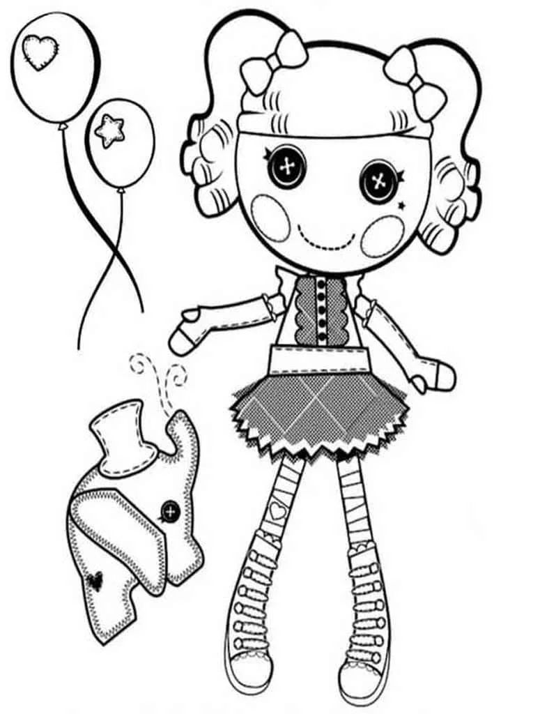 Çocuklar İçin Lalaloopsy Boyama Sayfaları 