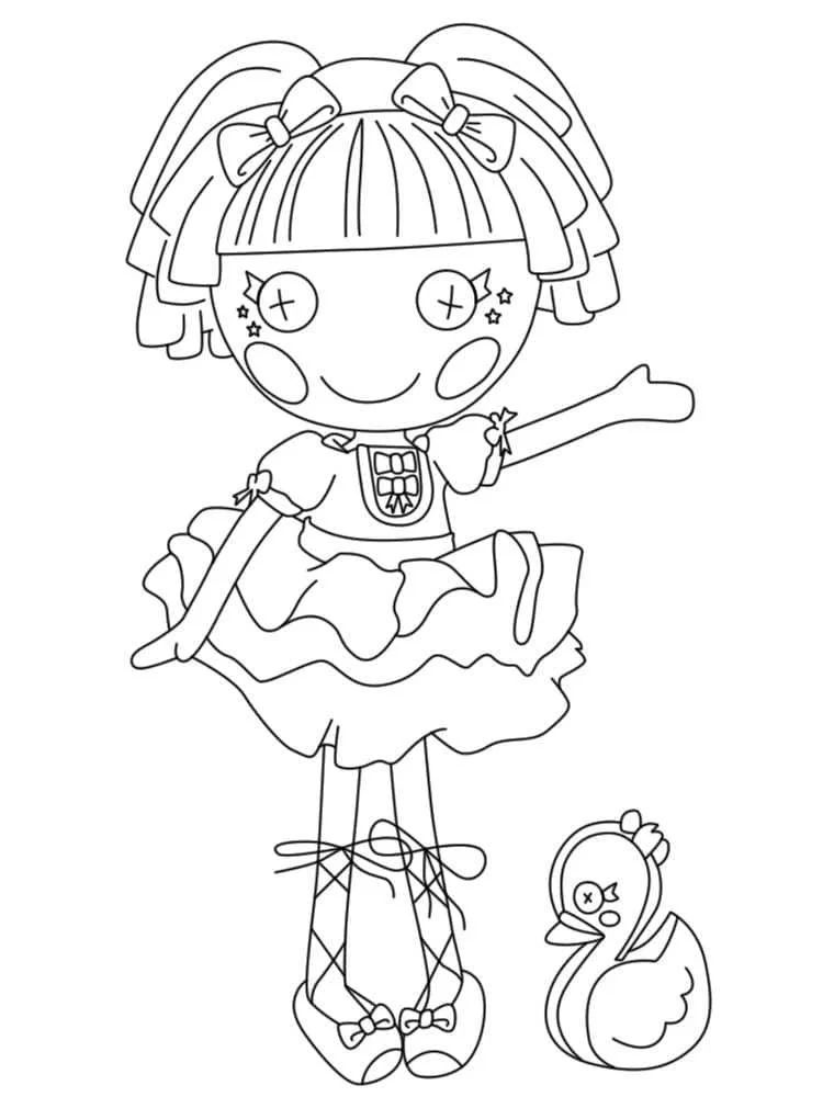 Çocuklar İçin Lalaloopsy Boyama Sayfaları 