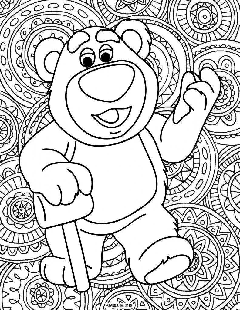 Çocuklar İçin lotso Boyama Sayfaları 