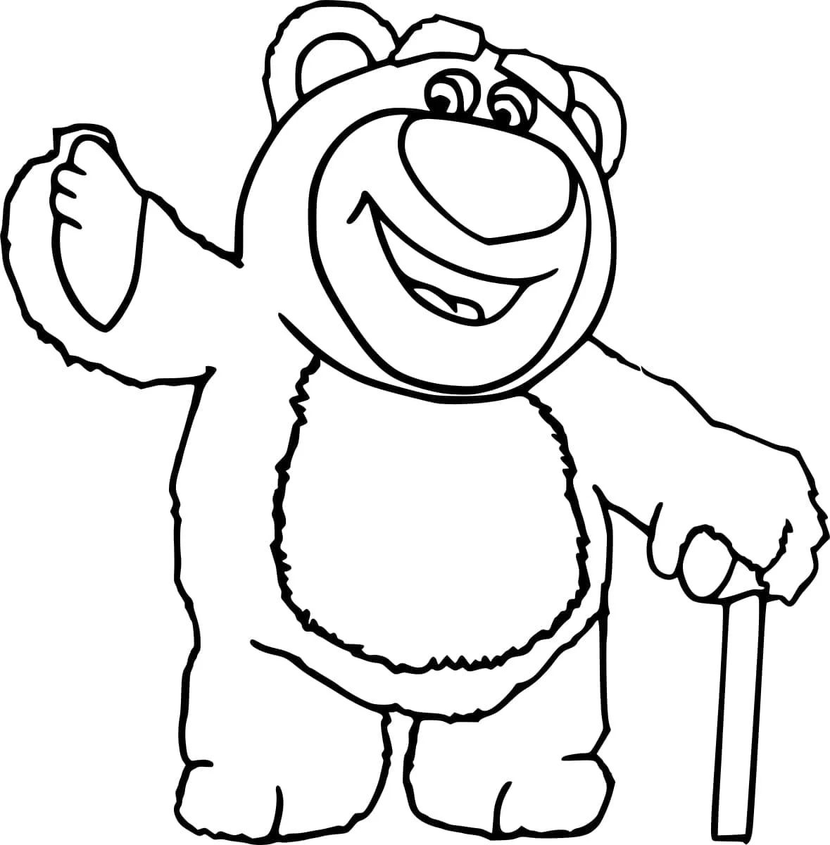 Çocuklar İçin lotso Boyama Sayfaları 