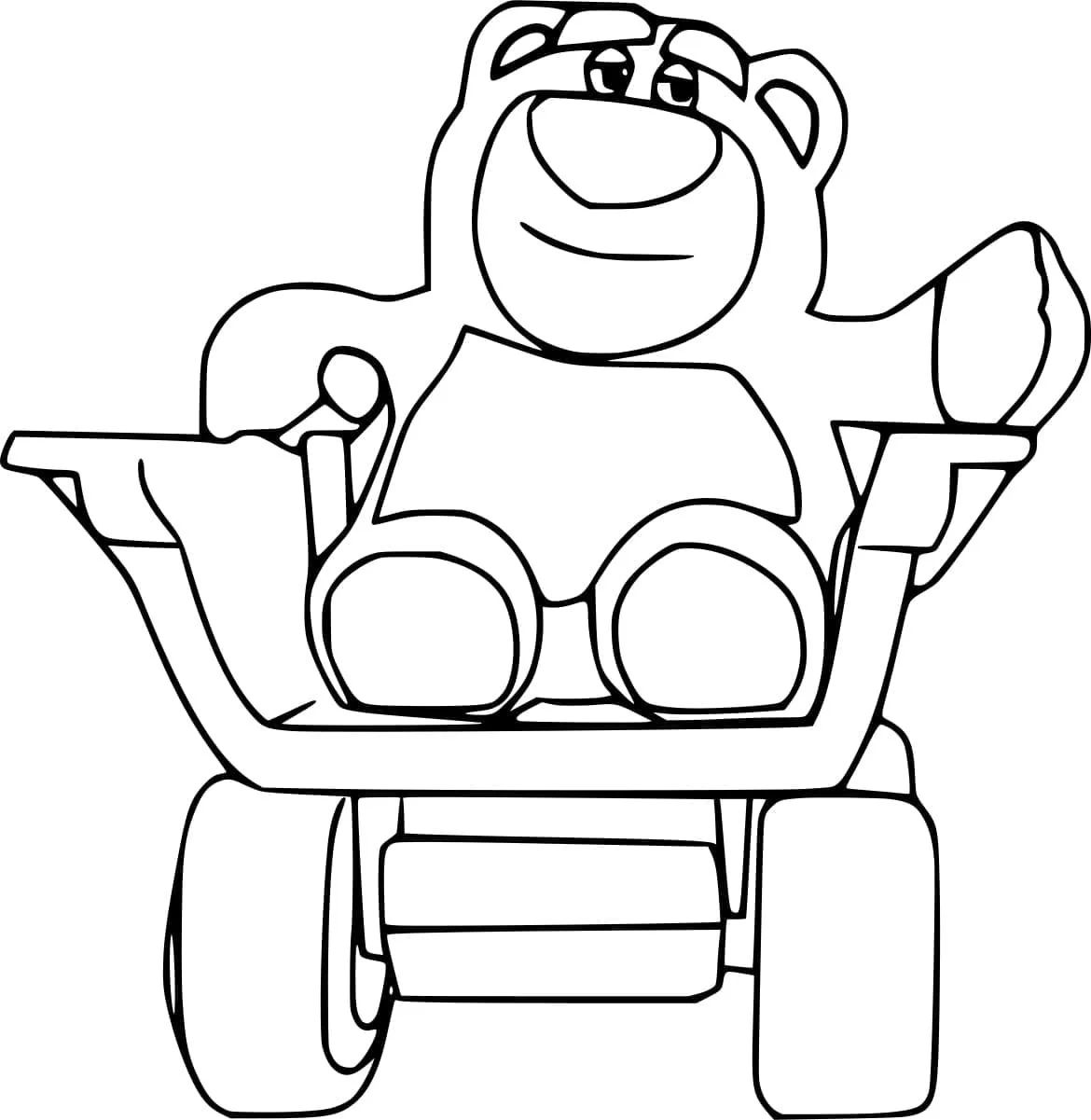 Çocuklar İçin lotso Boyama Sayfaları 