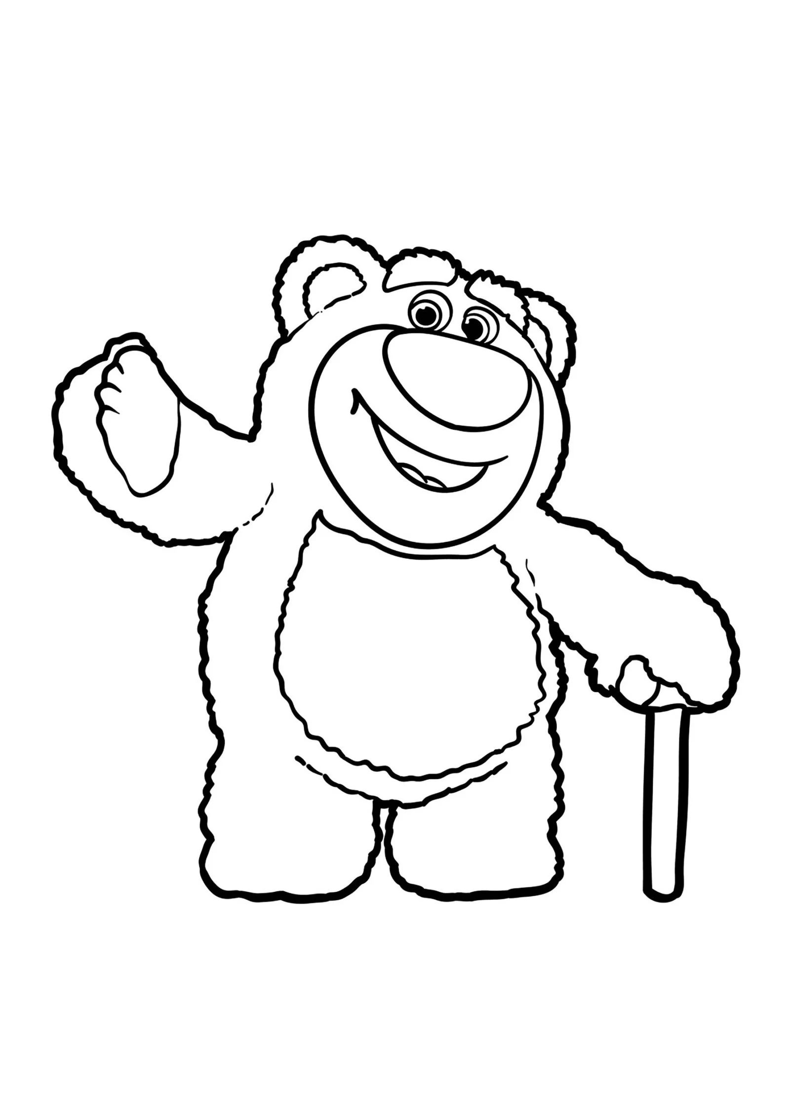 Çocuklar İçin lotso Boyama Sayfaları 