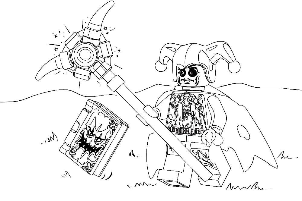 Çocuklar İçin Lego Nexo Knights Boyama Sayfaları 