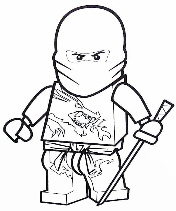 Çocuklar İçin Lego Ninjago Boyama Sayfaları 