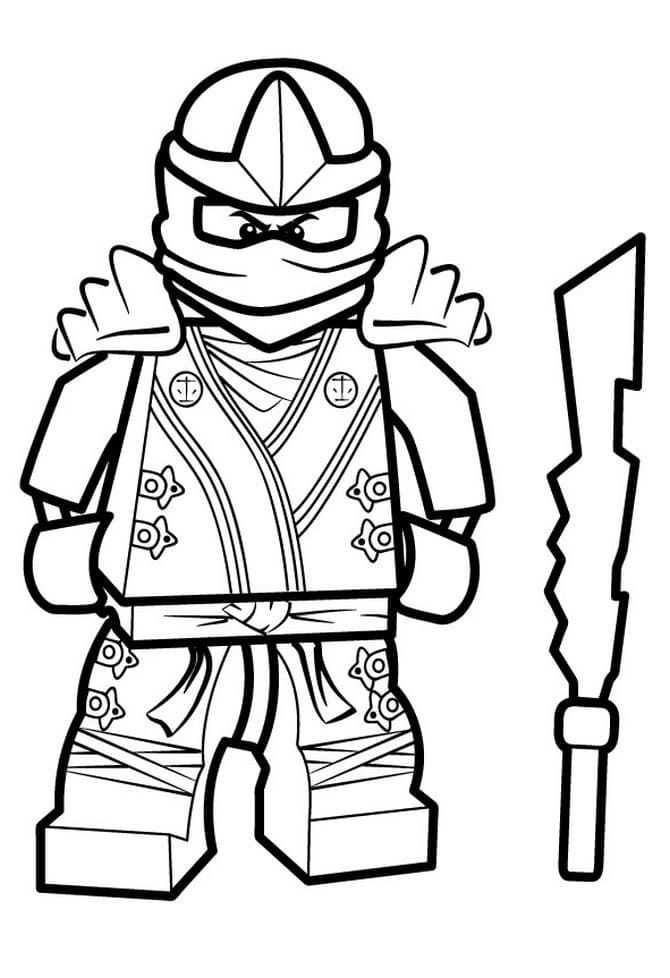 Çocuklar İçin Lego Ninjago Boyama Sayfaları 