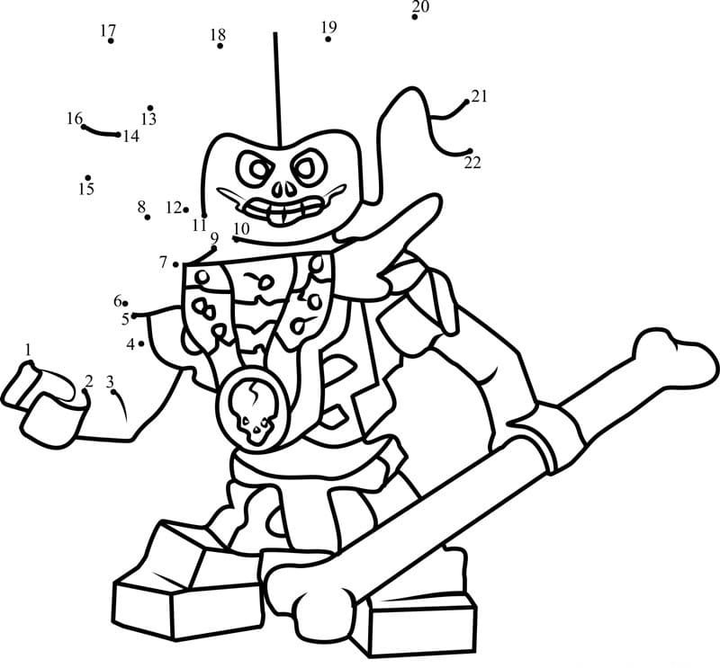 Çocuklar İçin Lego Ninjago Boyama Sayfaları 