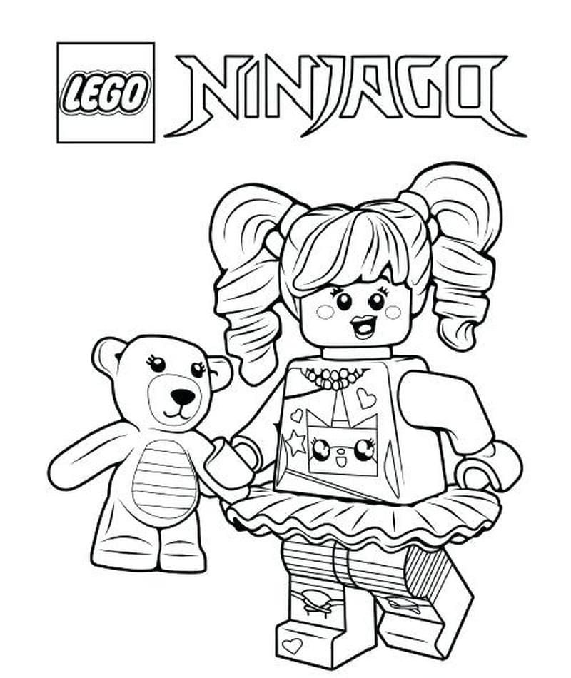 Çocuklar İçin Lego Ninjago Boyama Sayfaları 