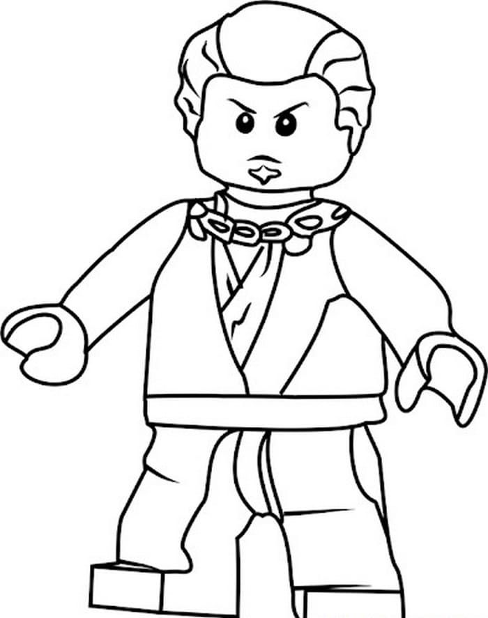 Çocuklar İçin Lego Ninjago Boyama Sayfaları 