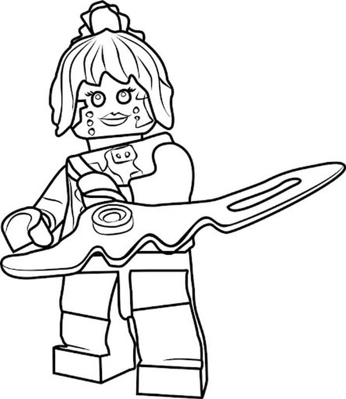 Çocuklar İçin Lego Ninjago Boyama Sayfaları 