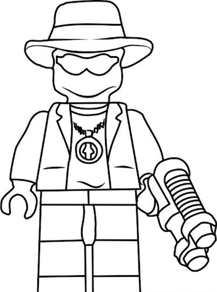 Çocuklar İçin Lego Ninjago Boyama Sayfaları 
