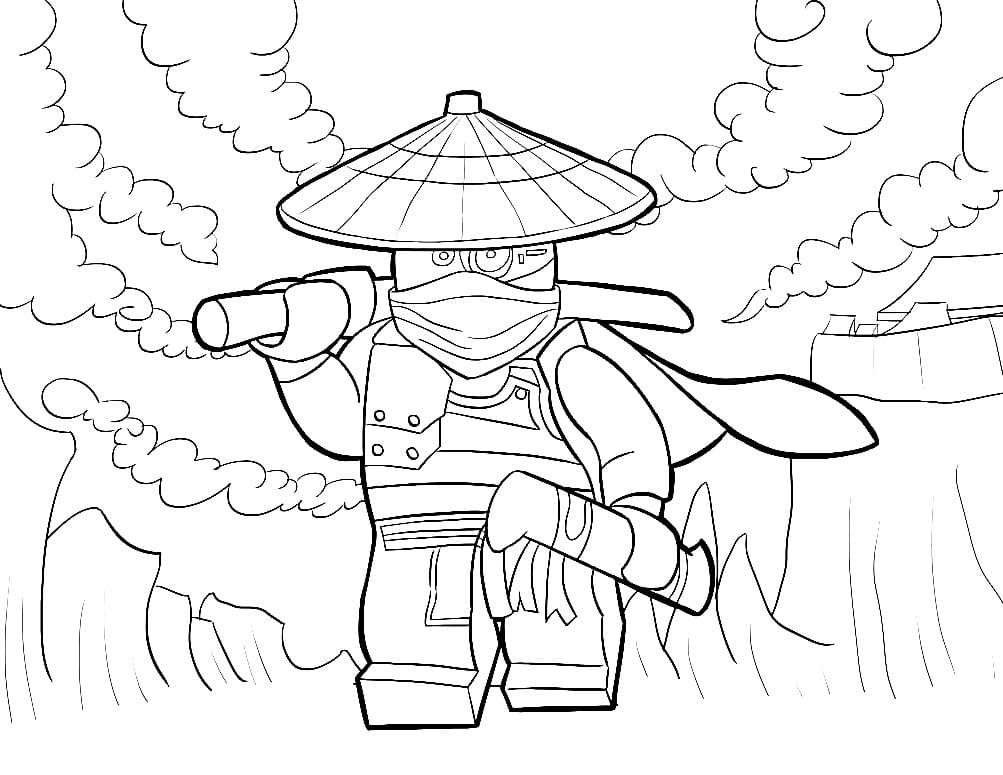 Çocuklar İçin Lego Ninjago Boyama Sayfaları 