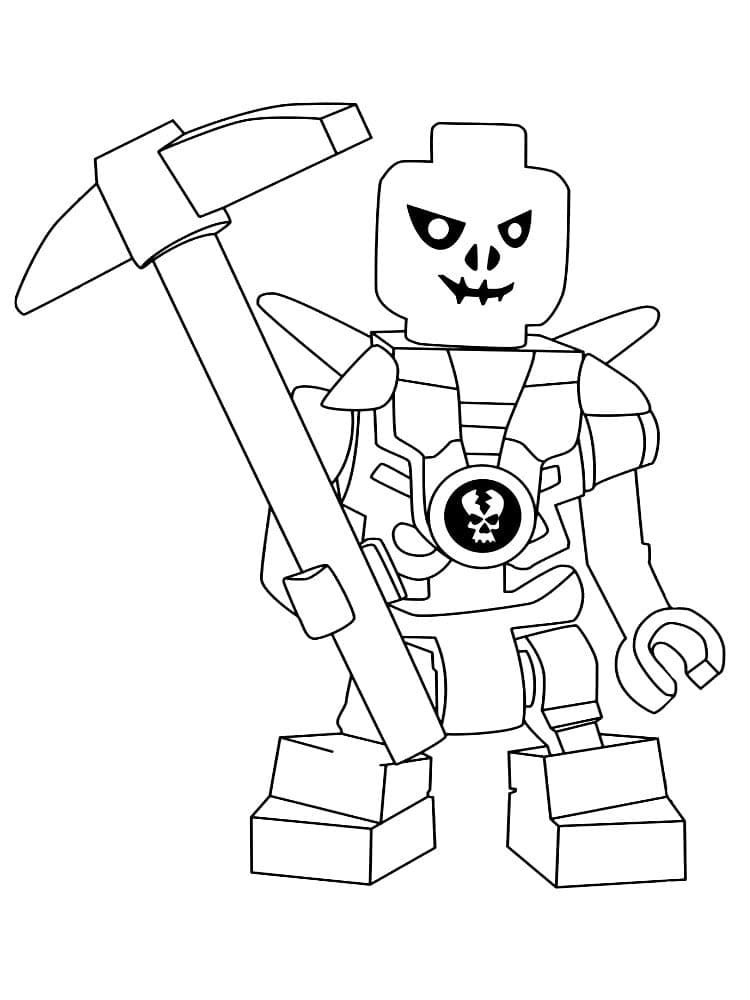 Çocuklar İçin Lego Ninjago Boyama Sayfaları 