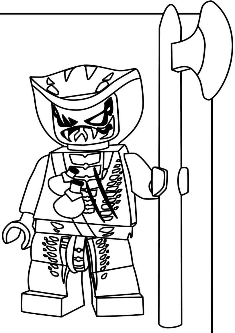Çocuklar İçin Lego Ninjago Boyama Sayfaları 