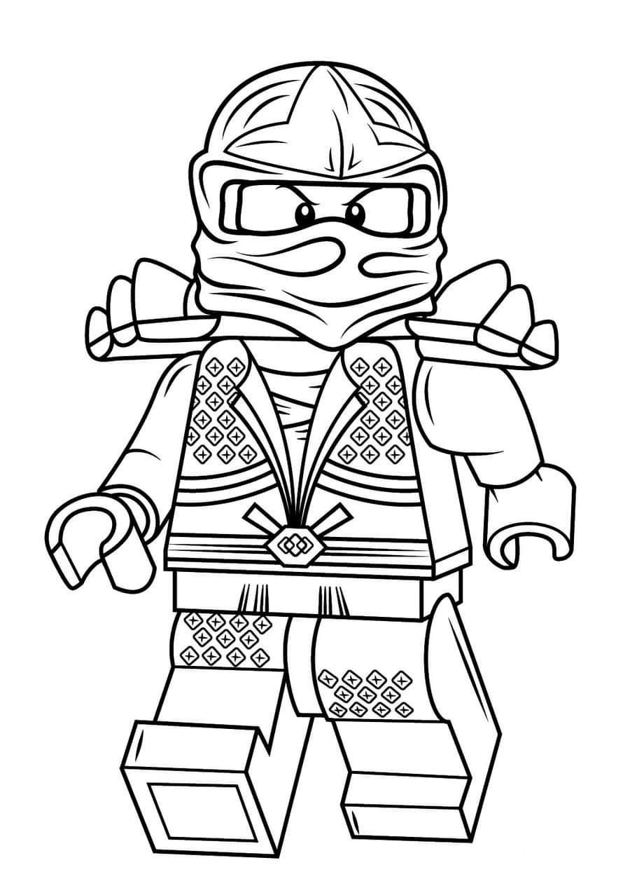 Çocuklar İçin Lego Ninjago Boyama Sayfaları 