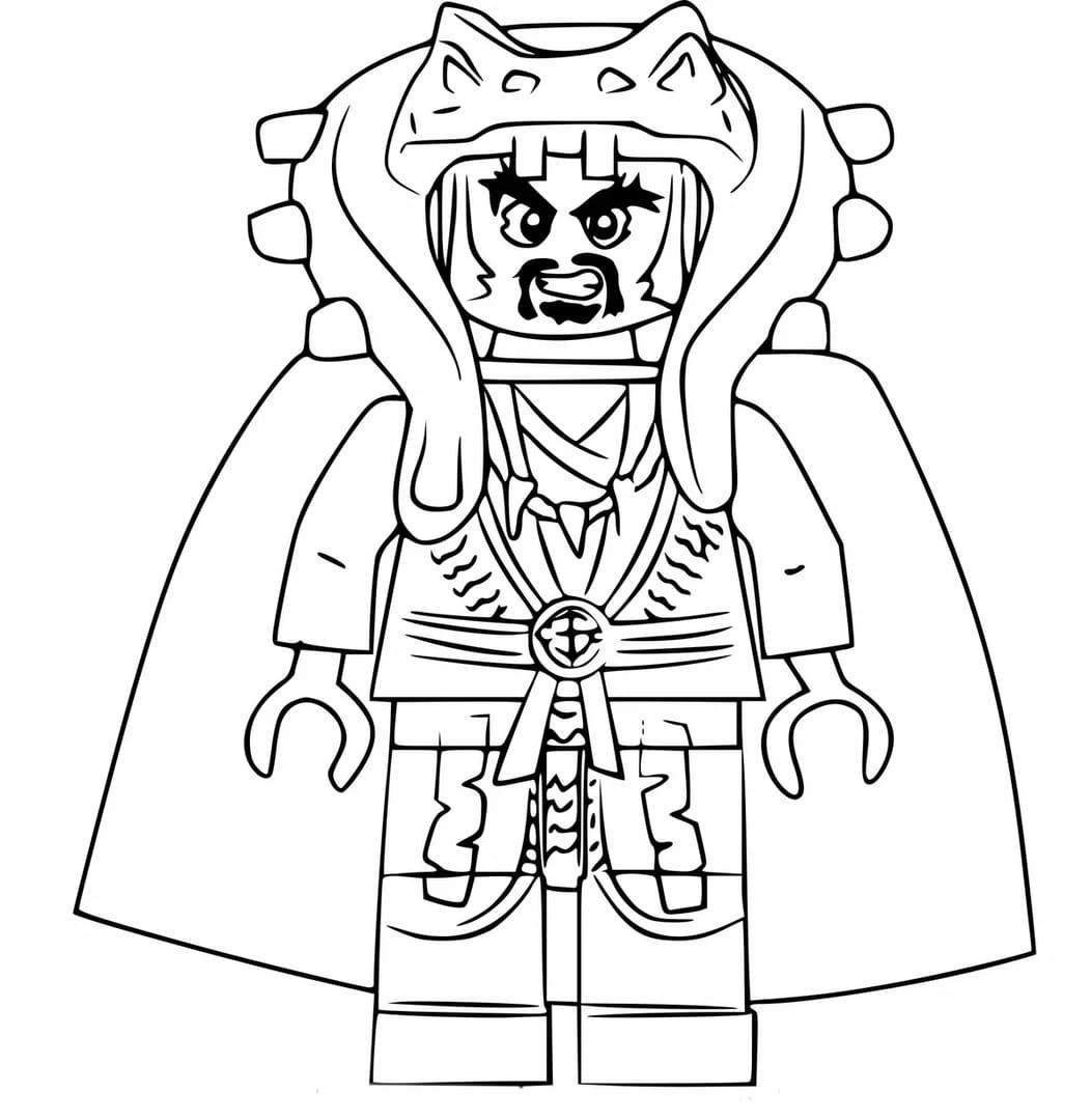 Çocuklar İçin Lego Ninjago Boyama Sayfaları 