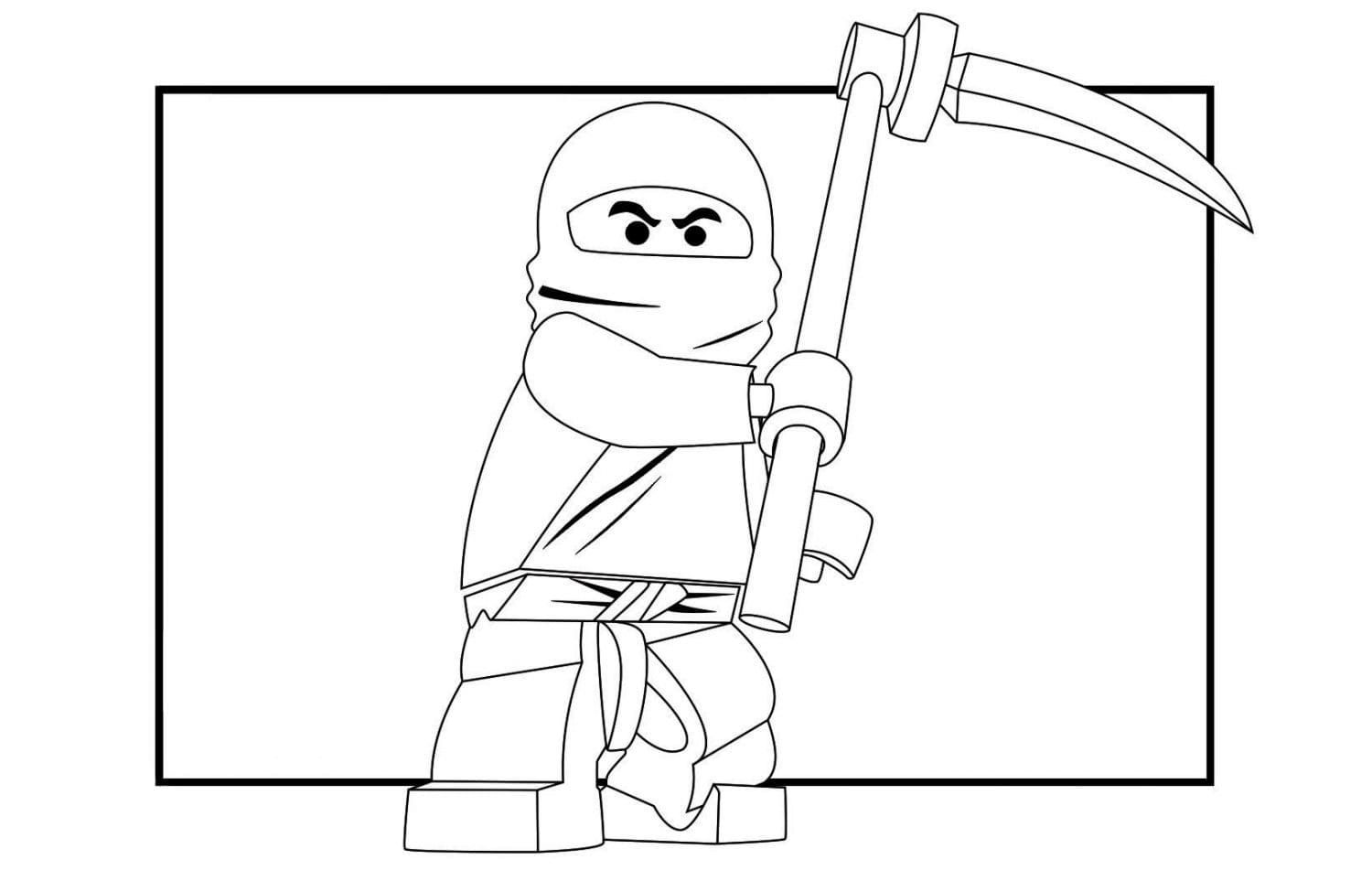 Çocuklar İçin Lego Ninjago Boyama Sayfaları 