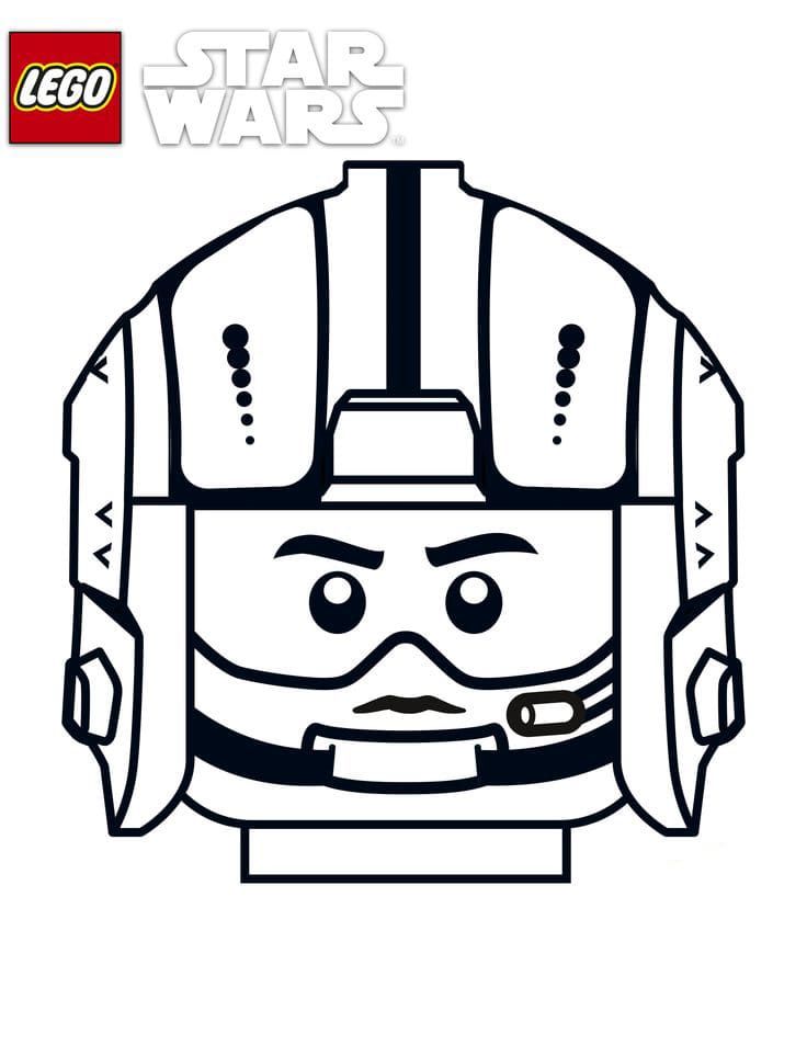 Çocuklar İçin Lego-Star-Wars Boyama Sayfaları 