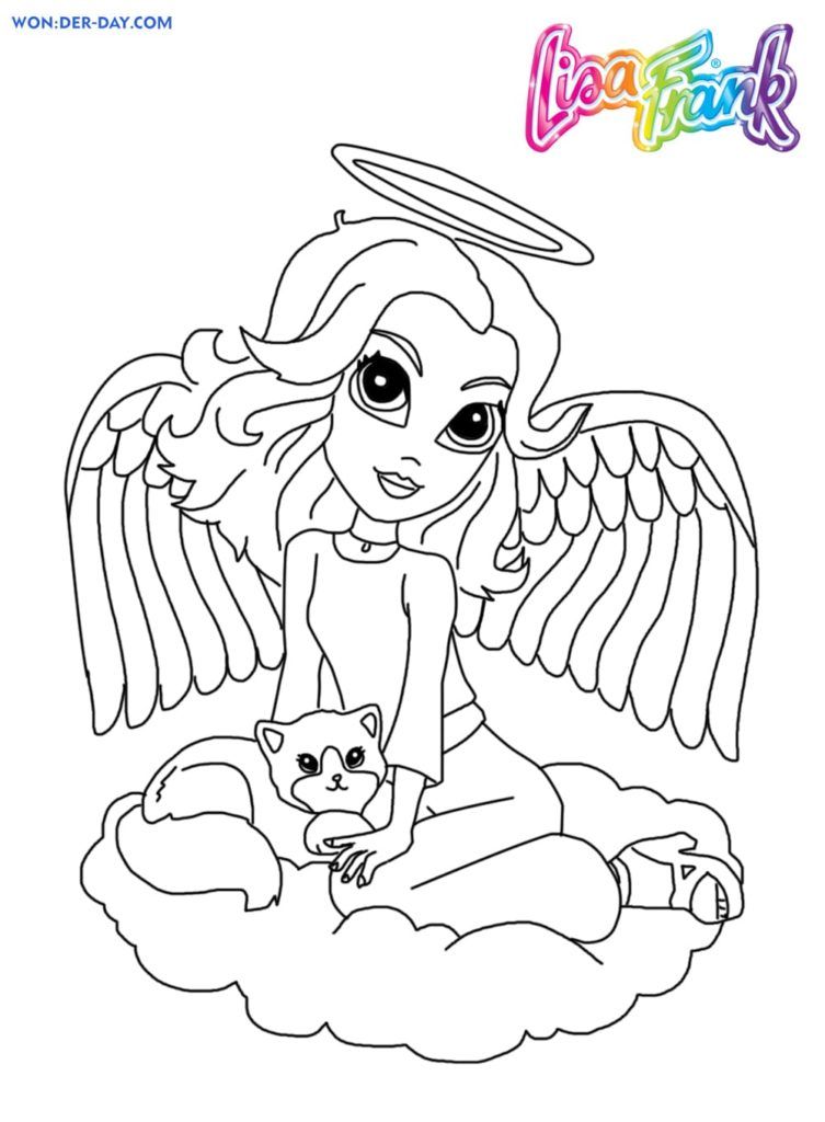 Çocuklar İçin Lisa Frank Boyama Sayfaları 