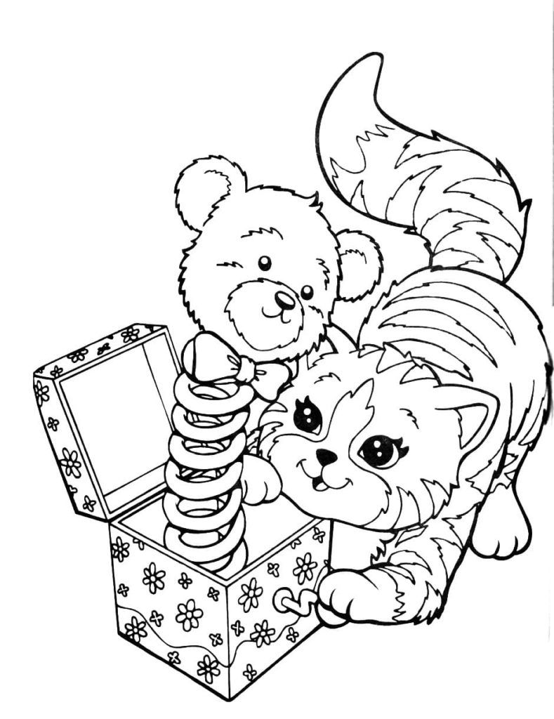 Çocuklar İçin Lisa Frank Boyama Sayfaları 