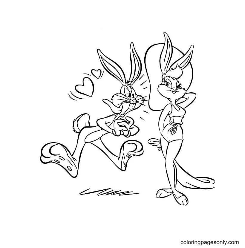 Çocuklar İçin Lola Bunny Boyama Sayfaları 