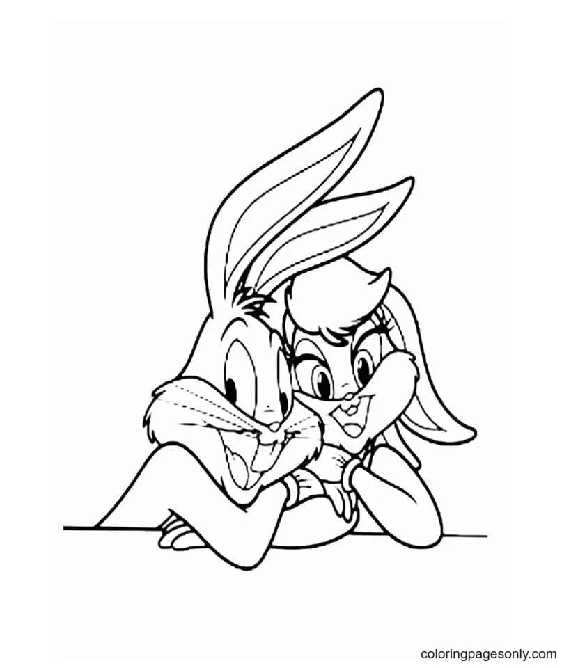 Çocuklar İçin Lola Bunny Boyama Sayfaları 