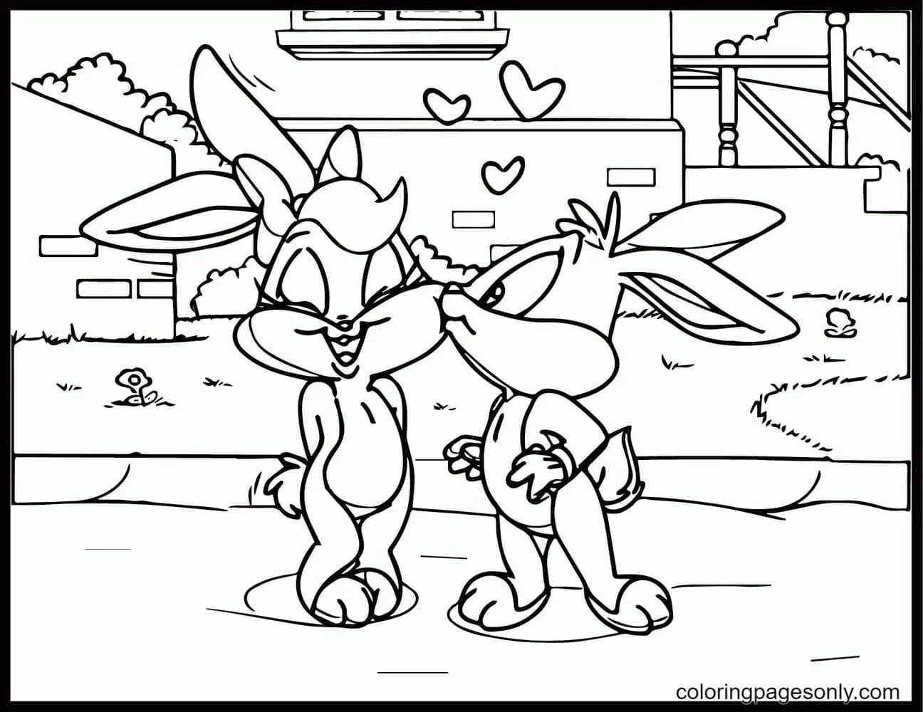 Çocuklar İçin Lola Bunny Boyama Sayfaları 