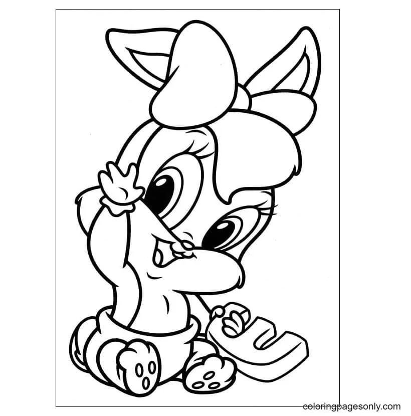 Çocuklar İçin Lola Bunny Boyama Sayfaları 