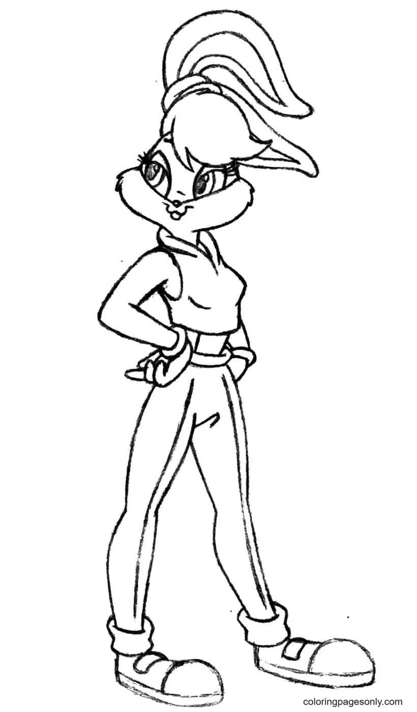 Çocuklar İçin Lola Bunny Boyama Sayfaları 