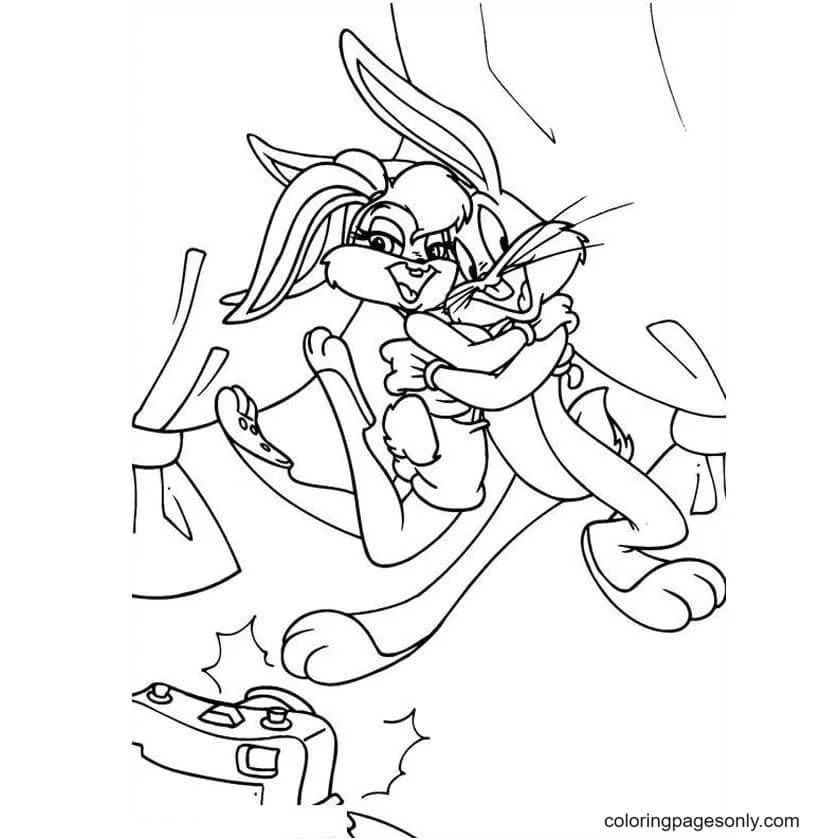 Çocuklar İçin Lola Bunny Boyama Sayfaları 