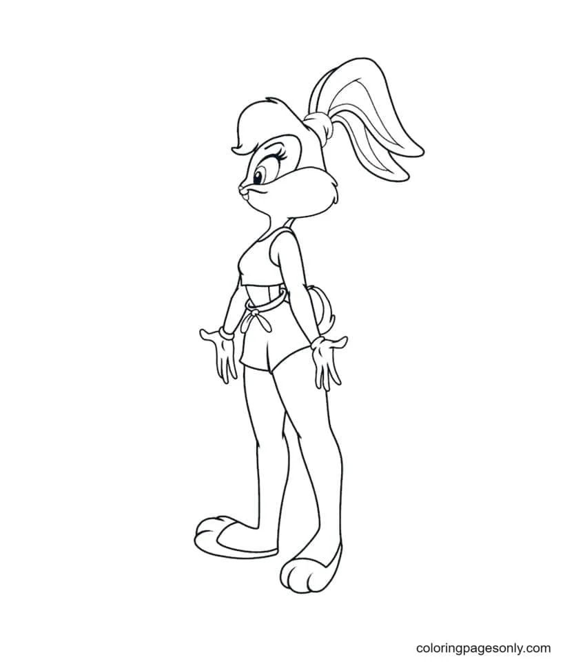 Çocuklar İçin Lola Bunny Boyama Sayfaları 
