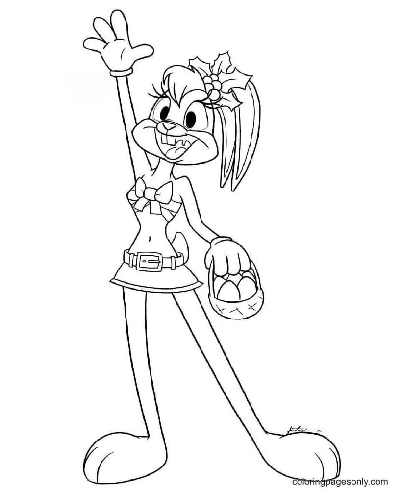 Çocuklar İçin Lola Bunny Boyama Sayfaları 